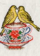Birds and Teacup