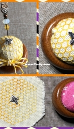 Pincushion Dizzy Busy Bees