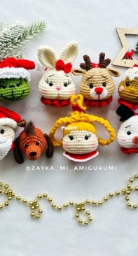 Zayka mi amigurumi - Miranda Aivazyan - Christmas Ornaments
