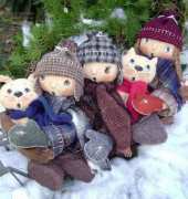 Cat and The Fiddle Designs CF257 Decembers Snow Much fun by Gini Simpson