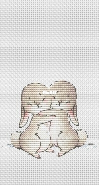 SV-stitch - Fluffy hugs bunnies by Svetlana Nemiritskaya XSD
