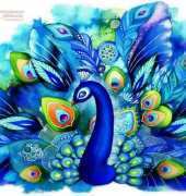 HAED HAEANK 100 Peacock in Full Bloom by Annya Kai XSD