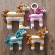 Gek op Haken - Bets Crochet Designs - Betty Kingma - Little Unicorn - Kleintje Unicorn - Dutch