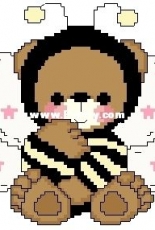 Leisure Arts Baby Bee Bear PAT