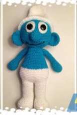 Un monde en crochet- Lidia K- Smurf - French