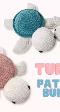 Rose and Lily Crochet - turtle bundle: Large, Medium and Small