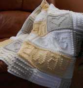 Color and Shape Design- Jody Pyott- Crocheted Blanket Breath afghan