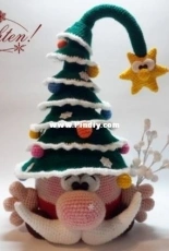 Sanis-Fitzereien - Sandra Schlehahn - Christmas Knuffel - German