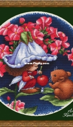 Victoria Plum and Mouse by Alena Koshkina