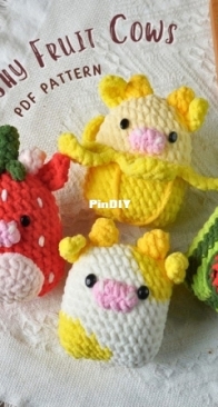 CrochetStudioUSArt - Jeff Ratlis - Squishy Fruit Cows
