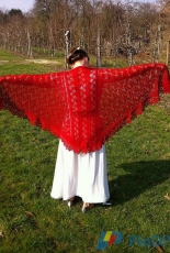 Redwing Shawl by Julia Riede-English-Free
