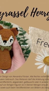 Miss Tiedbow - Alexandra Forster - Baby Rattle Henry - Babyrassel Henry - German - Free