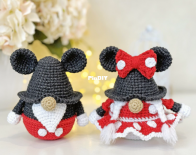 Toys By Oksi - Alena - Mickey and Minnie Mouse Gnomes