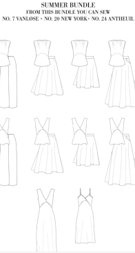 How To Do Fashion - Summer Bundle - Including Vanløse, New York and Antehuil - Sizes 32-54