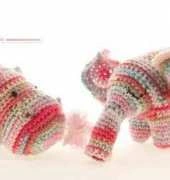 Fuglycrochet - Harriet the Hippo and Penelope the Elephant - English