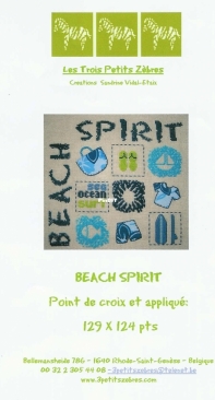 Les Trois Petits Zebres - Beach Spirit by Sandrine Vidal-Etaix