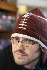 Football Head Earflap by  Erica Kempf Broughton