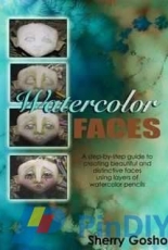 Watercolor Faces - Sherry Goshon