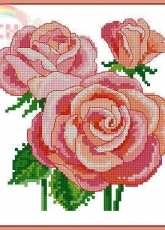 Roses Bouquet by Lesley Teare from TWOCS 230