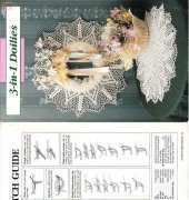 Annies Attic - 8B022 3 in 1 doilies