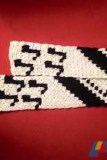 Crochet Couch - Kim Latshaw - Music Notes Scarf