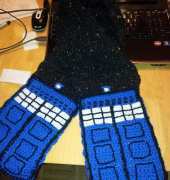 The Night Sky TARDIS Scarf By Gamer Girl