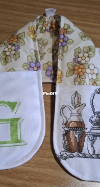Double oven glove/Guanto forno doppio