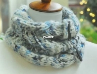2 hour cowl by Caroline Hegwer - The Noble Thread - Free