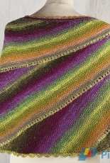 Orchidee Schultertuch Shawl by Ruth Kindla-Translated to Russian