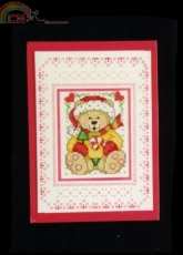 Design Works 5814 - Sitting Teddy Card