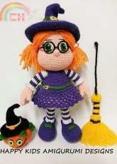 Happy Kids Amigurumi Designs - Cute Little Witch