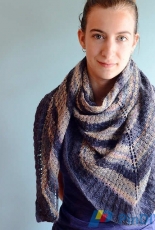 Lilac in the Wind Shawl by Gabrielle Vézina /Gabrielle Knits-English,German-Free