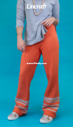 Lincraft - P071 Pants with Elastic Waist and Stripe Detail - Free