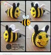 Articles of a Domestic Goddess -Donna Knox- Baby Bumblebee Amigurumi- Free