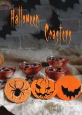 Craft Passion-Halloween Theme Felt Coaster-Free Pattern