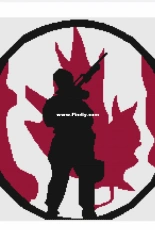 Love Canada - Canadian Soldier blanket
