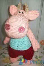 Amigurumi Pink Hippo