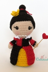 Crochelandia - Luciene Souza and Rose Nogueira - Queen of hearts - Portuguese