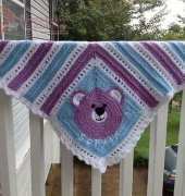 Beary Square Afghan Square By Shelley Moore