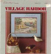 Art of Cross Stitch Leaflet 37 - Village Harbor by Linda Meyers 1988