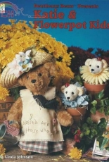 Beardeaux Bears-03661- Katie & Flowerpot Kids by Linda Johnson 1994