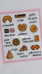 The World in Stitches - Pastries  by Colleen Carrington - Free