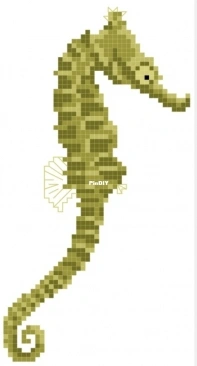 Seahorse by Jill Oxton from Jill Oxtons Cross Stitch Australia 15 PCS