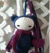 Sigrid Klaasen- Lalylala- Little Bina Keyring - Dutch