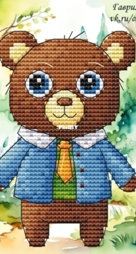 Teddy Bear by Nadezhda Gavrilchuk