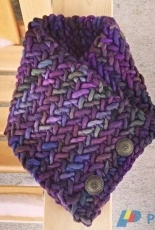 Herringbone Neckwarmer by Breean Elyse Miller -Free