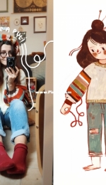 The Scrappy Stripe Pullover by Mona K-Free