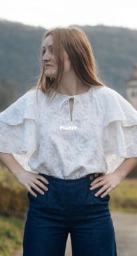 Caledonia Dreamin - Loie Blouse or Dress - Sizes 32-46 - English, French