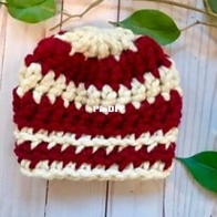 Carroway Crochet -  Pam Carr - Striped Chunky Baby Beanie