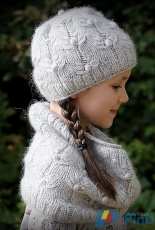 Thistle hat and cowl by Ekaterina Blanchard - KatyTricot